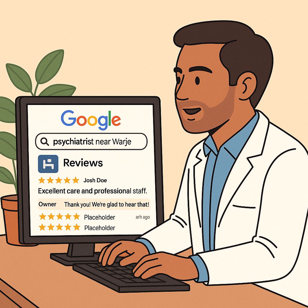 Collecting and responding to Google reviews for clinics